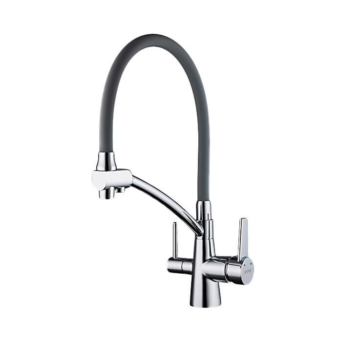 Смеситель для кухни со встроенным фильтром (краном) под питьевую воду Gappo G4398-17 - gappo-rus.ru