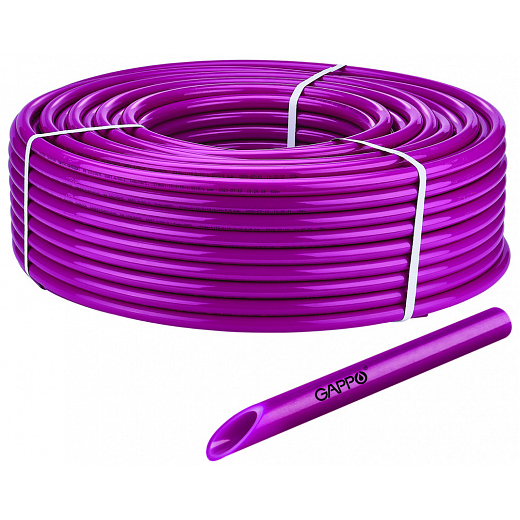 Труба PE-RT/EVOH с кислородным барьером для систем радиаторного и напольного отопления Gappo G1380 16x2,2 120 метров - gappo-rus.ru