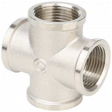 Крестовина ВР-ВР-ВР-ВР, никелированная Gappo G2216.05 3/4" уп. 1 шт. - gappo-rus.ru