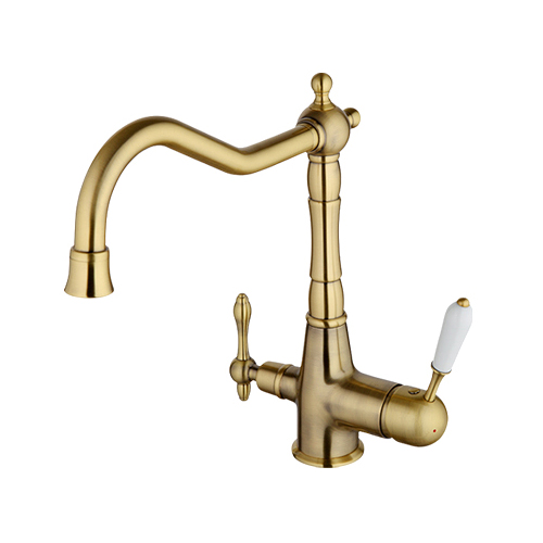 Смеситель для кухни со встроенным фильтром (краном) под питьевую воду Gappo G4391-4 - gappo-rus.ru