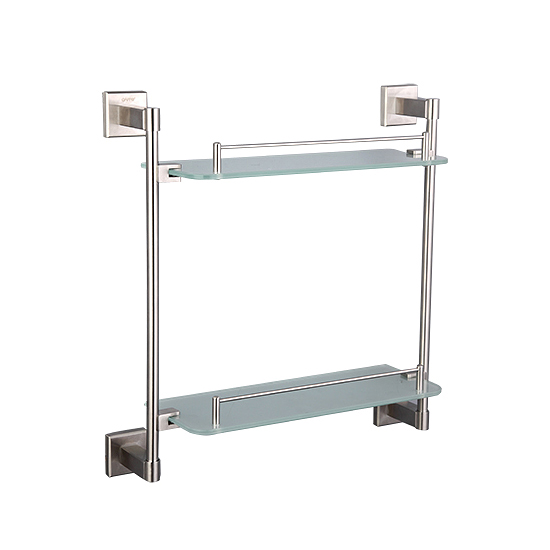 Стеклянная полка для ванной Gappo G1707-2 - gappo-rus.ru