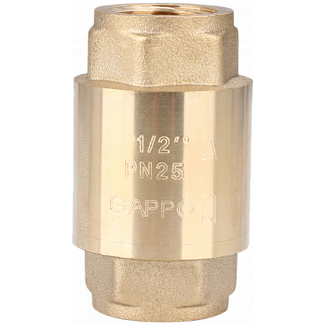Клапан обратный ВР-ВР пружинный Gappo G1241.04 1/2" - gappo-rus.ru