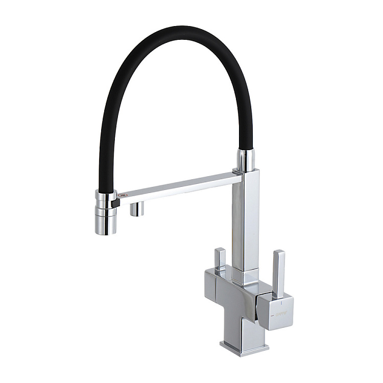 Смеситель для кухни с гибким изливом Gappo G4395-50 - gappo-rus.ru