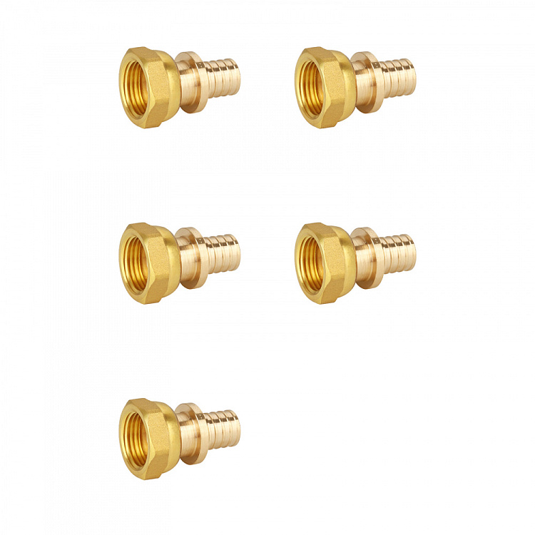 Переходник с накидной гайкой латунный Gappo G1309.2506 25-G1" уп. 5 шт. - gappo-rus.ru