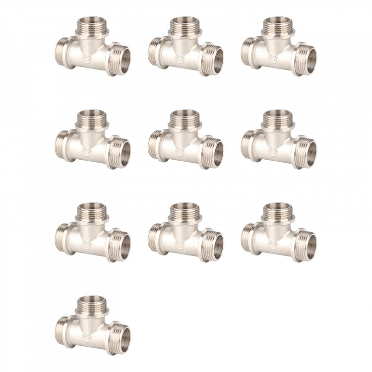 Тройник НР-НР-НР, никелированный Gappo G2211.04 1/2" уп. 10 шт. - gappo-rus.ru