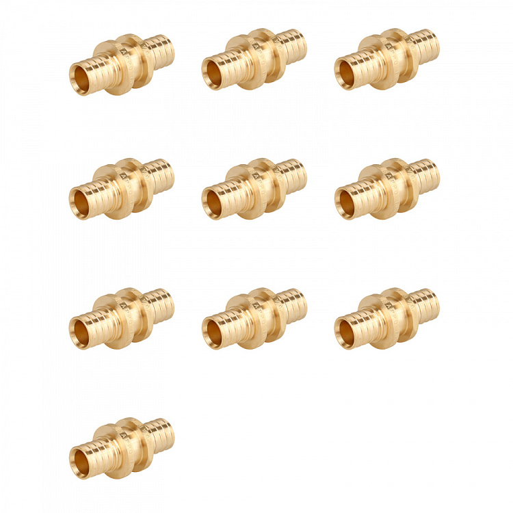 Муфта соединительная равнопроходная латунная Gappo G1302.1616 16 уп. 10 шт. - gappo-rus.ru