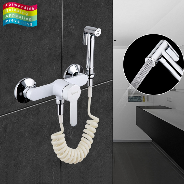 Смеситель с гигиеническим душем Gappo FG2041-8 - gappo-rus.ru