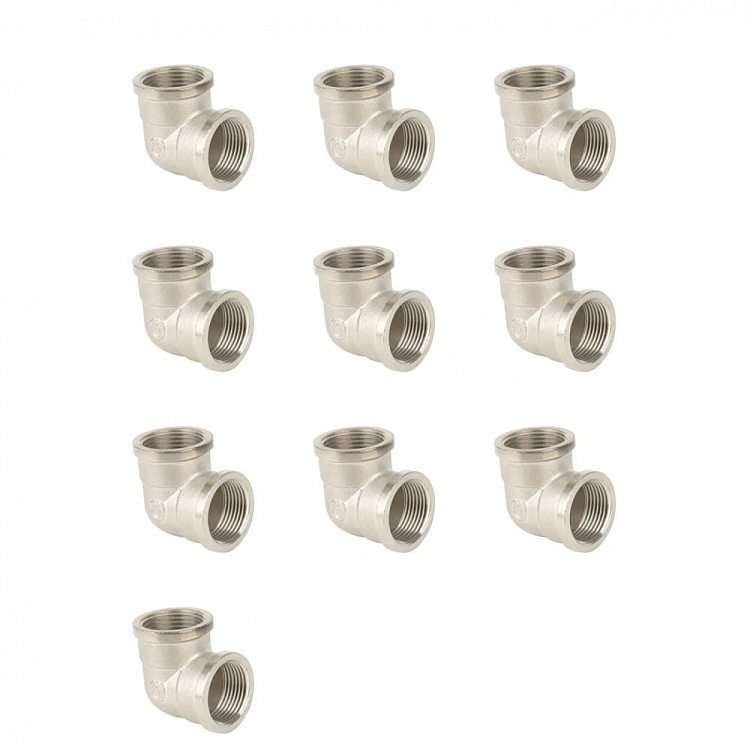 Угольник 90 ВР-ВР, никелированный Gappo G2206.04 1/2" уп. 10 шт. - gappo-rus.ru