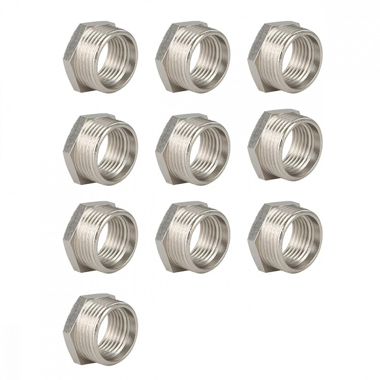 Футорка НР-ВР, никелированная Gappo G2219.0403 1/2"х3/8" уп. 10 шт. - gappo-rus.ru