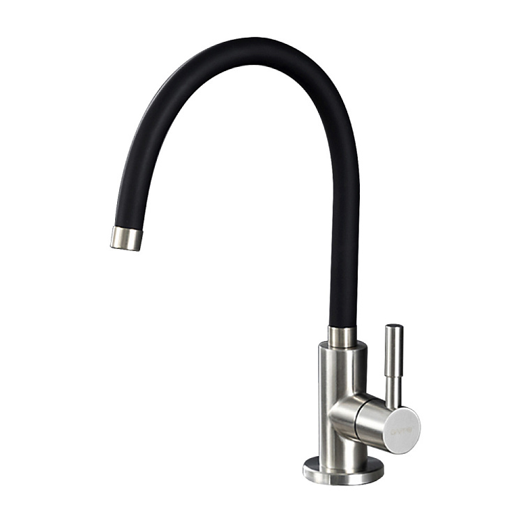 Смеситель моно для кухни с гибким изливом Gappo G1052-95 - gappo-rus.ru