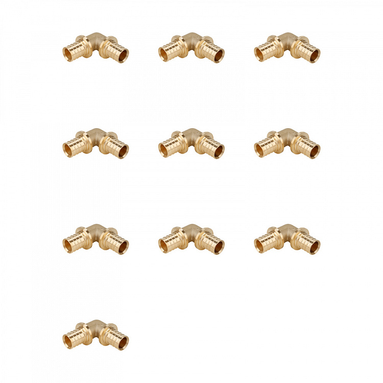 Угольник отвод 90 латунный Gappo G1303.1616 16 уп. 10 шт. - gappo-rus.ru