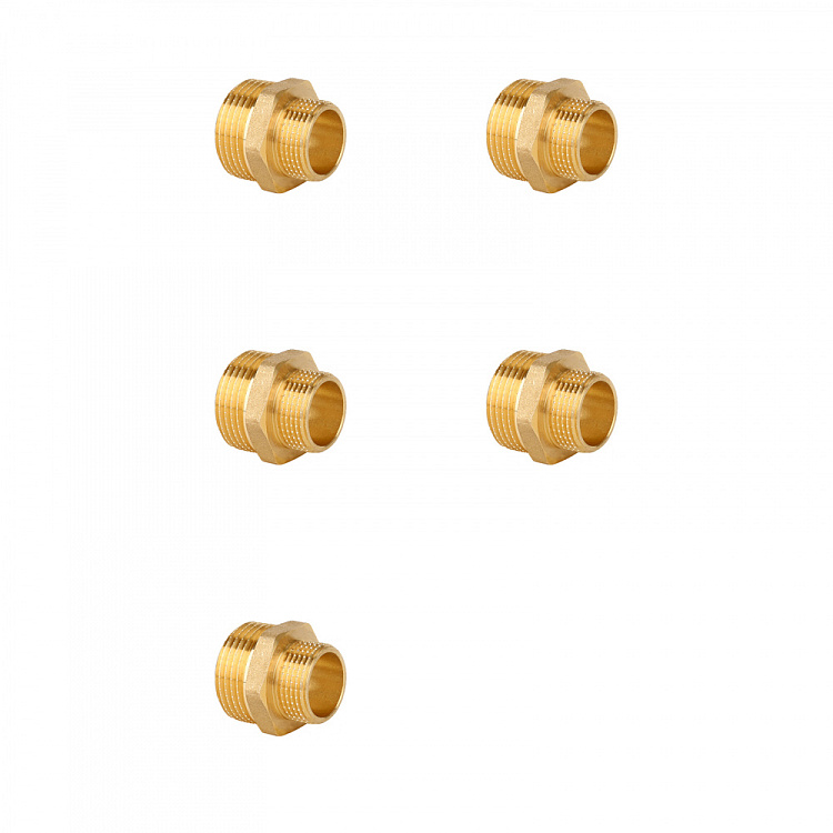 Ниппель переходной НР-НР, латунный Gappo G1205.0706 11/4"х1" уп. 5 шт. - gappo-rus.ru