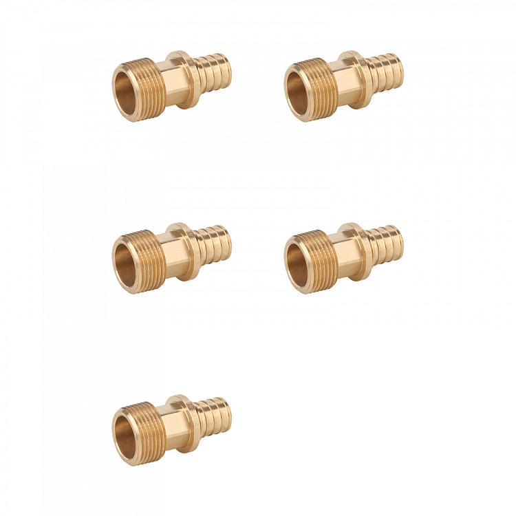 Переходник с наружной резьбой бронзовый Gappo G2307.3205 32-R3/4" уп. 5 шт. - gappo-rus.ru