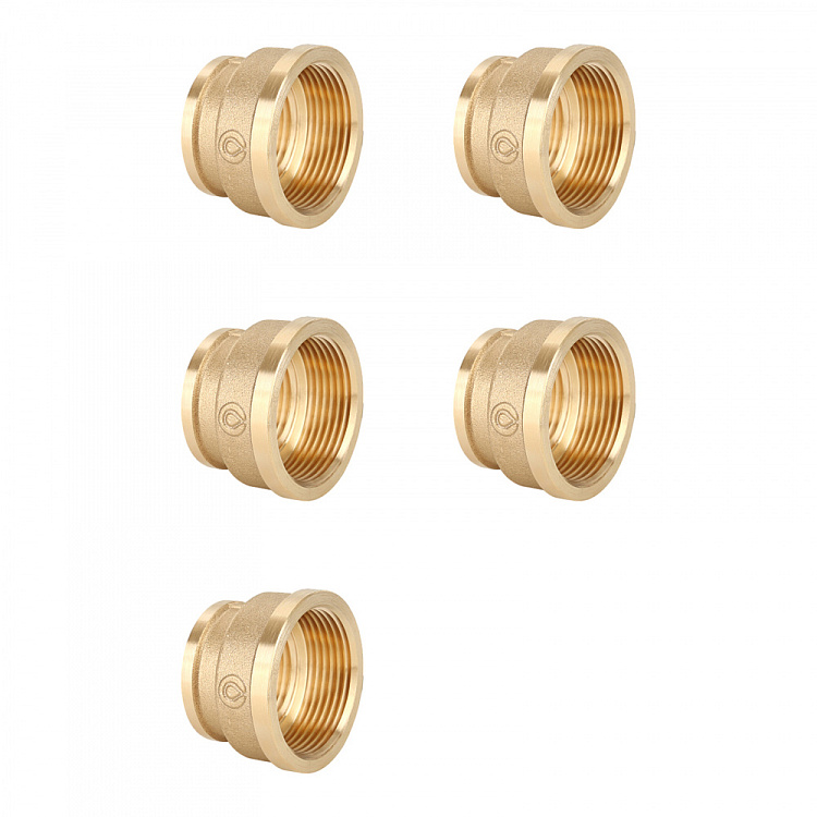 Муфта переходная ВР-ВР, латунная Gappo G1202.0806 11/2"х1" уп. 5 шт. - gappo-rus.ru