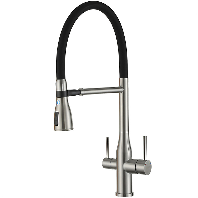 Смеситель для кухни с гибким изливом Gappo G4399-75 - gappo-rus.ru