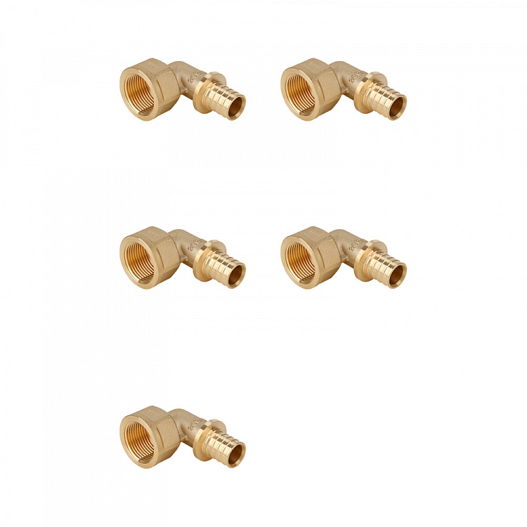 Угольник-переходник с внутренней резьбой латунный Gappo G1311.2506 25-Rp1" уп. 5 шт. - gappo-rus.ru