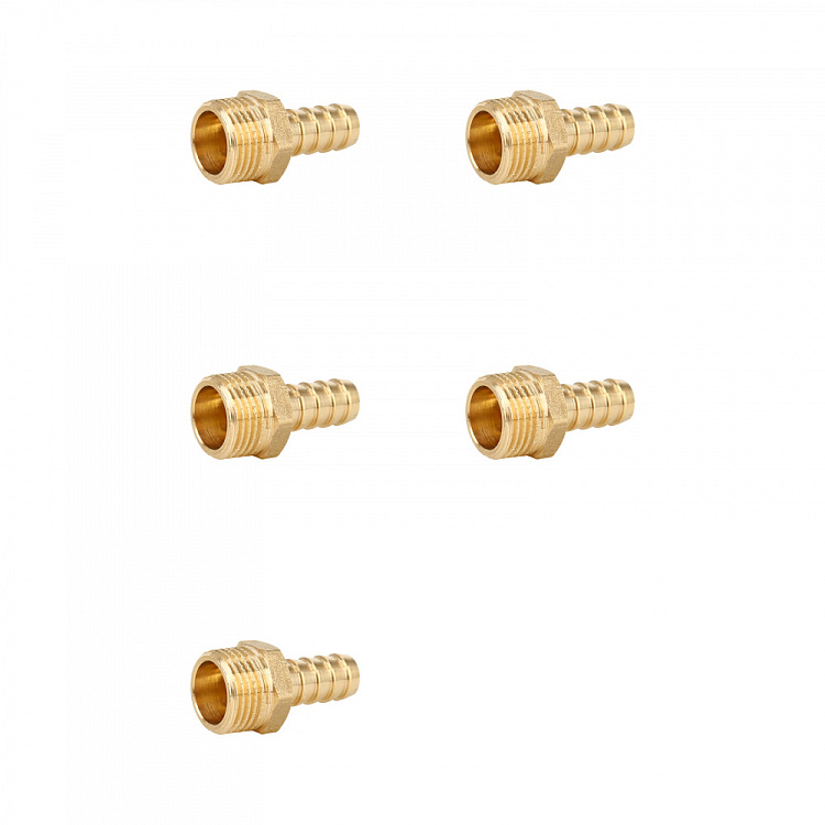 Штуцер для присоединения шланга НР, латунный Gappo G1238.0950 2"xФ50 уп. 5 шт. - gappo-rus.ru