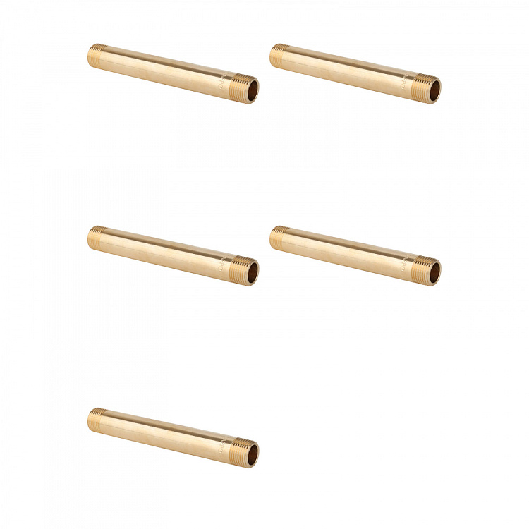 Удлинительный бочонок НР-НР, латунный Gappo G1222.04100 1/2"х100 мм уп. 5 шт. - gappo-rus.ru