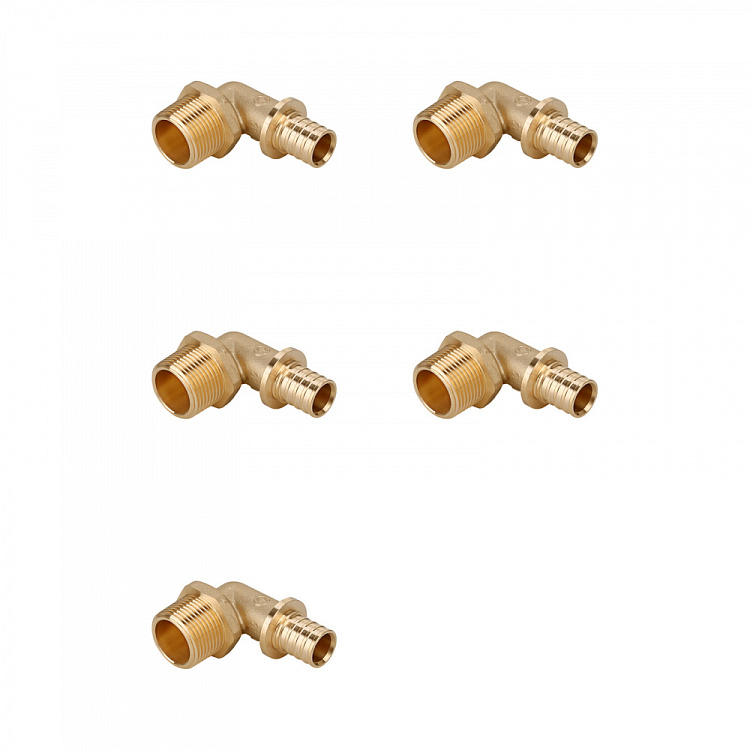 Угольник-переходник с наружной резьбой латунный Gappo G1310.3206 32-R1" уп. 5 шт. - gappo-rus.ru