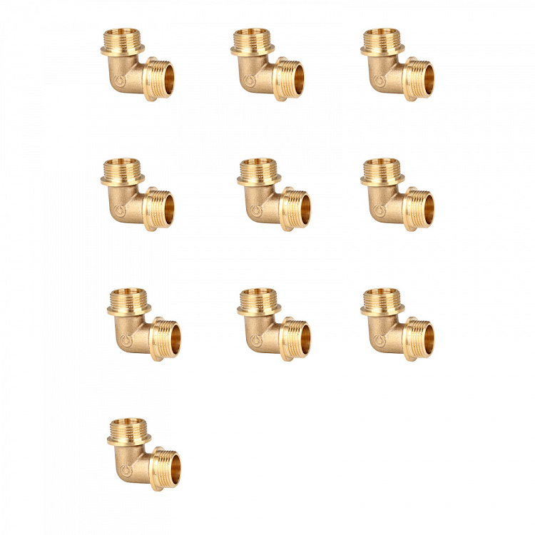 Угольник 90 НР-НР, латунный Gappo G1208.04 1/2" уп. 10 шт. - gappo-rus.ru