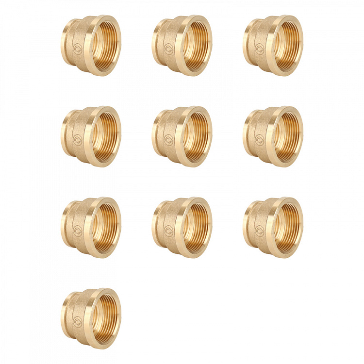 Муфта переходная ВР-ВР, латунная Gappo G1202.0604 1"х1/2" уп. 10 шт. - gappo-rus.ru