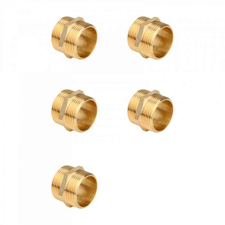 Ниппель НР-НР, латунный Gappo G1204.08 11/2" уп. 5 шт. - gappo-rus.ru