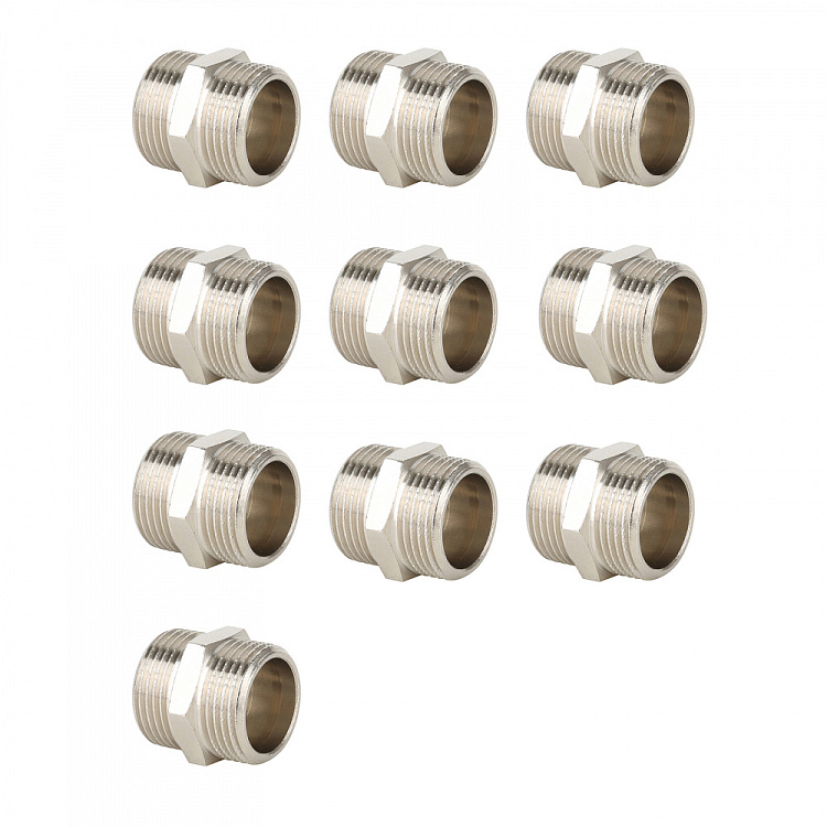 Ниппель НР-НР, никелированный Gappo G2204.06 1" уп. 10 шт. - gappo-rus.ru