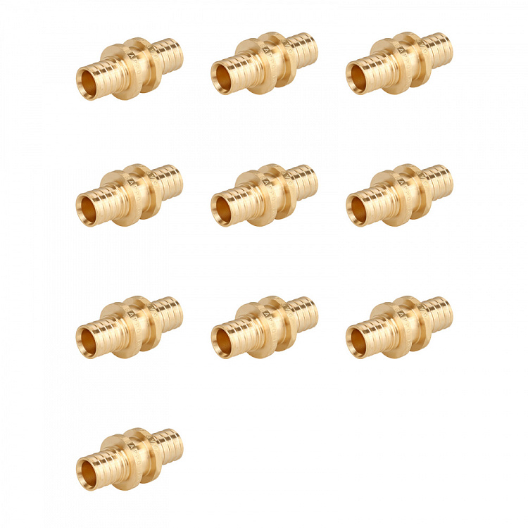 Муфта соединительная равнопроходная латунная Gappo G1302.2525 25 уп. 10 шт. - gappo-rus.ru