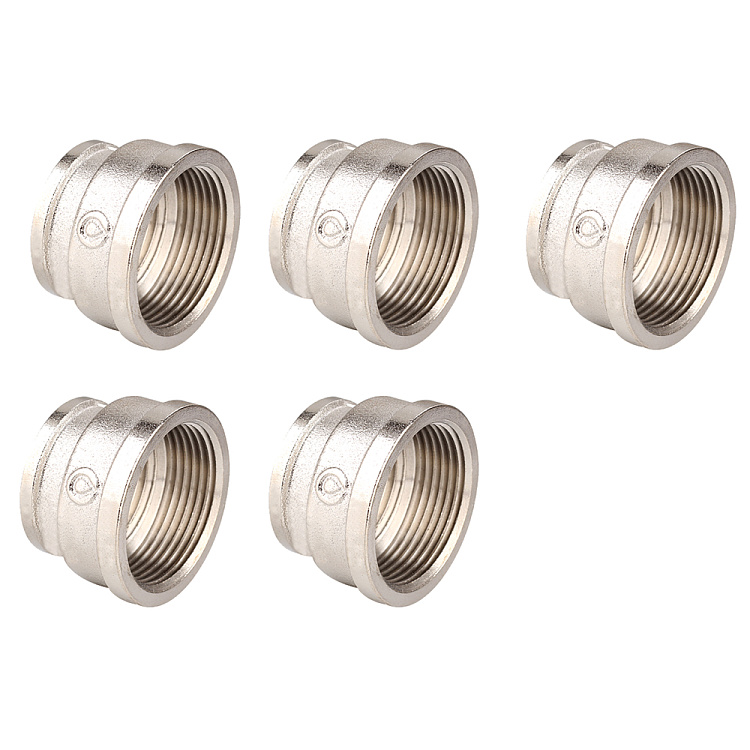 Муфта переходная ВР-ВР, никелированная Gappo G2202.0403 1/2"х3/8" уп. 5 шт. - gappo-rus.ru