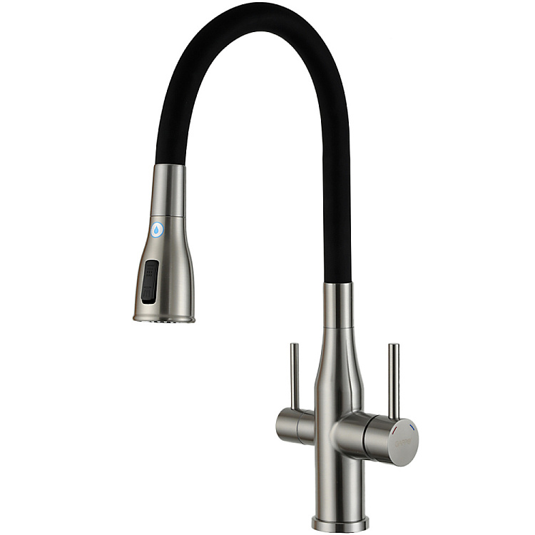 Смеситель для кухни с гибким изливом Gappo G4399-65 - gappo-rus.ru