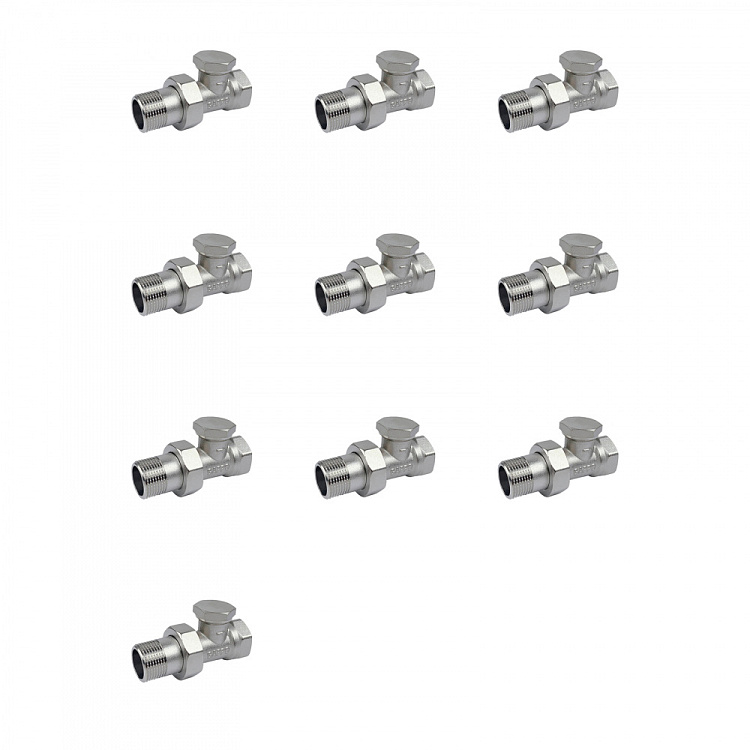 Клапан настроечный прямой ВР-НР, радиаторный Gappo G264.04 1/2" уп. 10 шт. - gappo-rus.ru