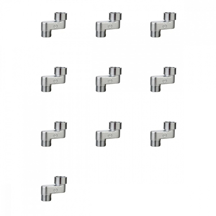 Эксцентрик ВР-НР, никелированный Gappo G2290.10 1/2"x1/2"x10 уп. 10 шт. - gappo-rus.ru