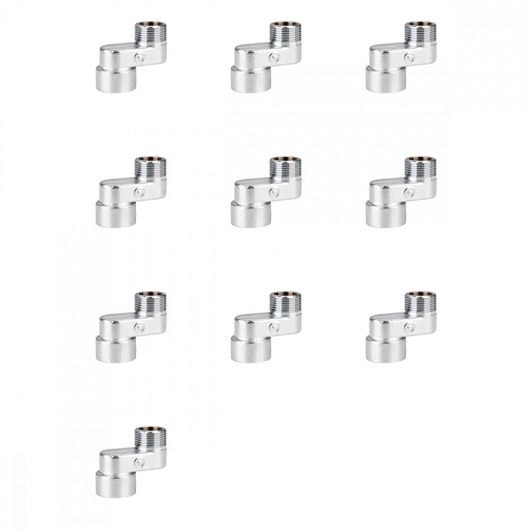 Эксцентрик НР-НР, никелированный Gappo G2292.20 1/2"x3/4"x20 уп. 10 шт. - gappo-rus.ru