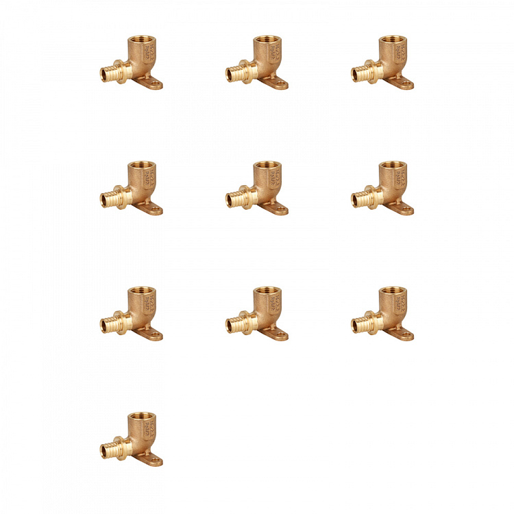 Угольник настенный с внутренней резьбой бронзовый Gappo G2312.2004 20-Rp1/2" уп. 10 шт. - gappo-rus.ru