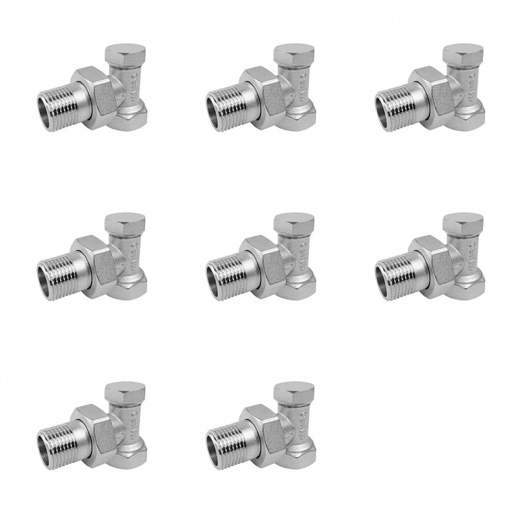 Клапан настроечный угловой ВР-НР, радиаторный Gappo G262.05 3/4" уп. 8 шт. - gappo-rus.ru