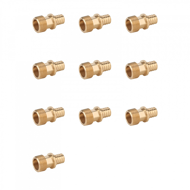 Переходник с наружной резьбой бронзовый Gappo G2307.1605 16-R3/4" уп. 10 шт. - gappo-rus.ru