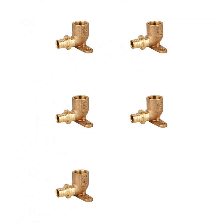 Угольник настенный с внутренней резьбой бронзовый Gappo G2312.2005 20-Rp3/4" уп. 5 шт. - gappo-rus.ru