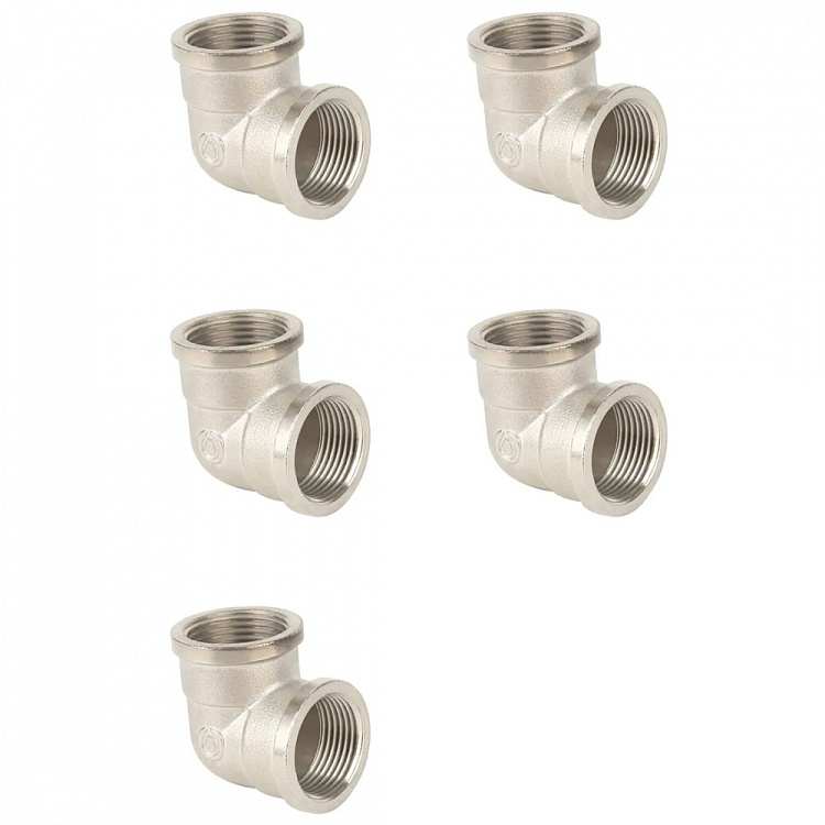 Угольник 90 ВР-ВР, никелированный Gappo G2206.0504 3/4"х1/2" уп. 5 шт. - gappo-rus.ru